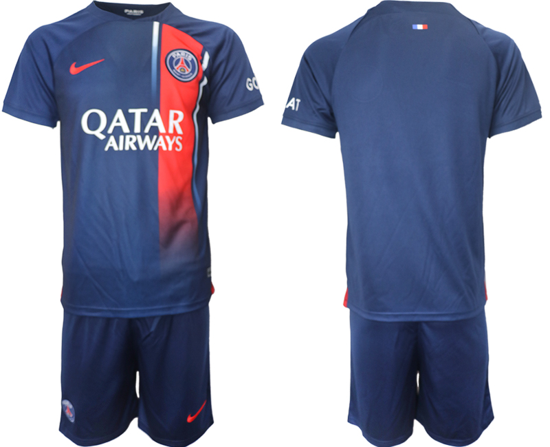 Paris saint germain Home Custom or Blank 2023-24 Soccer Jerseys