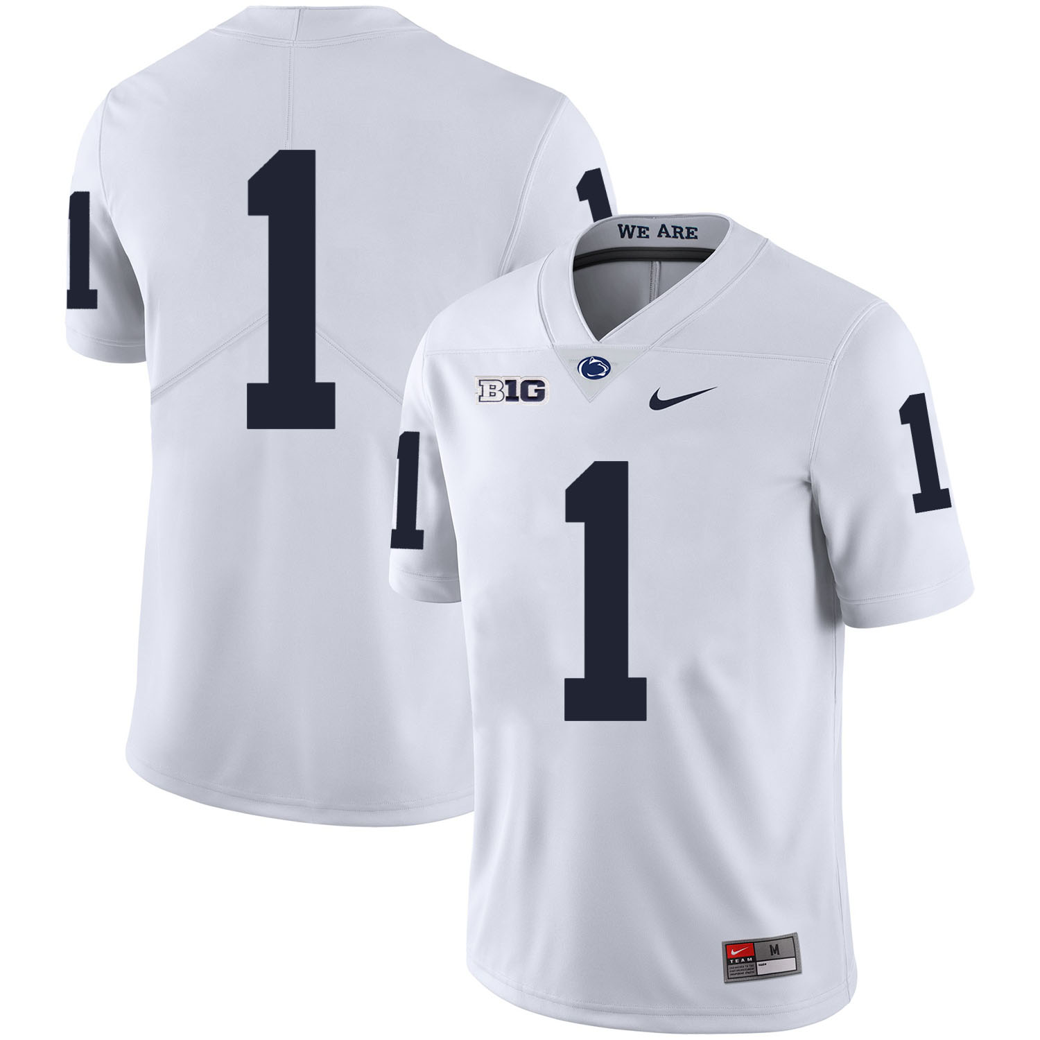 Penn State Nittany Lions 1 Joe Paterno White Nike College Football Jersey