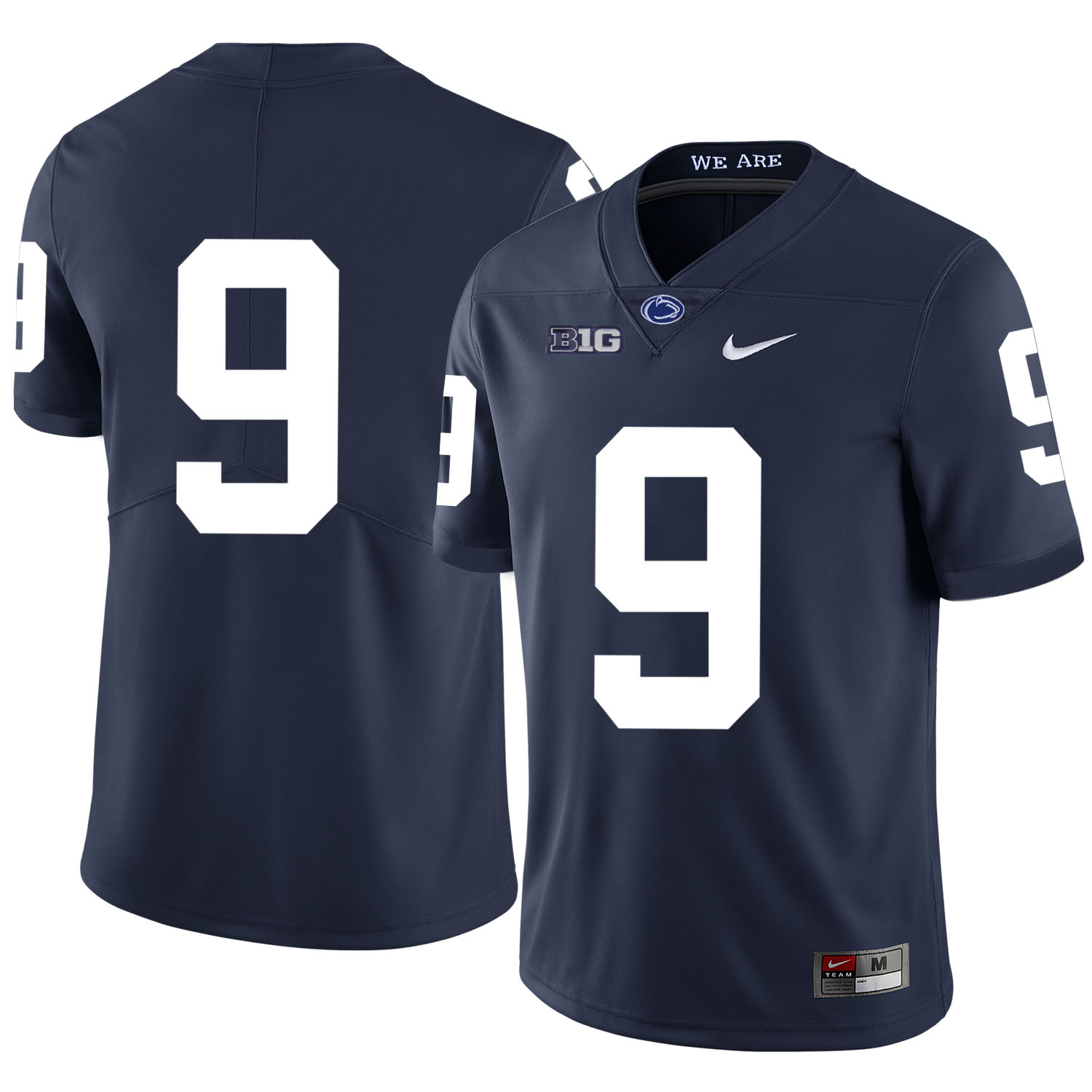 Penn State Nittany Lions 9 Jordan Lucas Navy Nike College Football Jersey