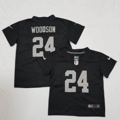 Toddler Las Vegas Raiders #24 Johnathan Abram Limited Black Vapor Jersey