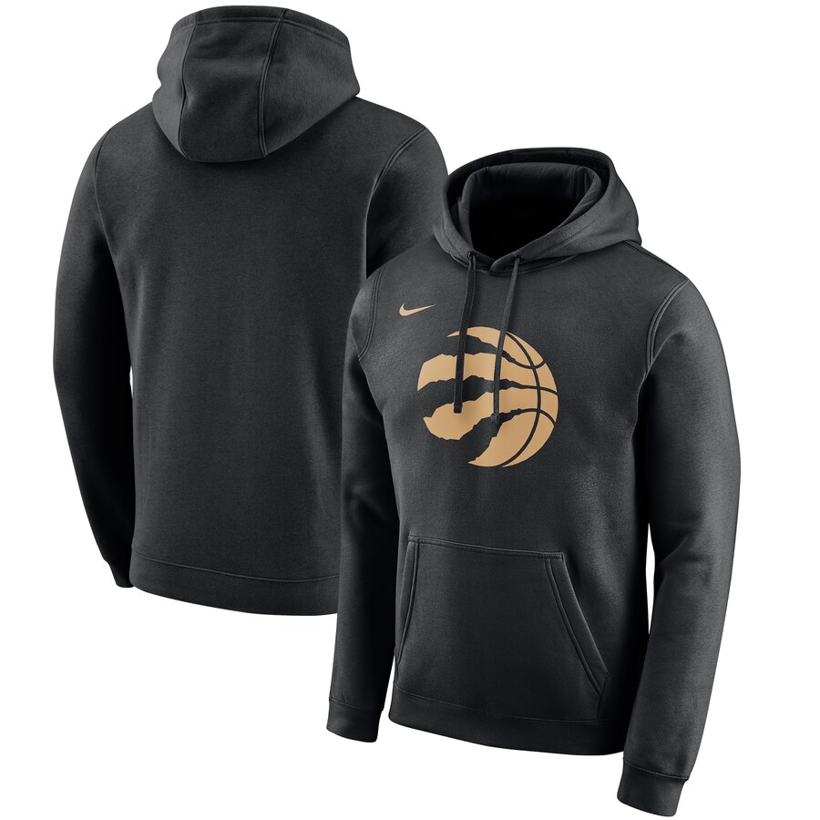 Toronto Raptors Nike 2019-20 City Edition Club Pullover Hoodie Black