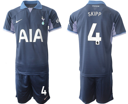 Tottenham Hotspur away 4# SKIPP 2023-24 suit soccer jerseys
