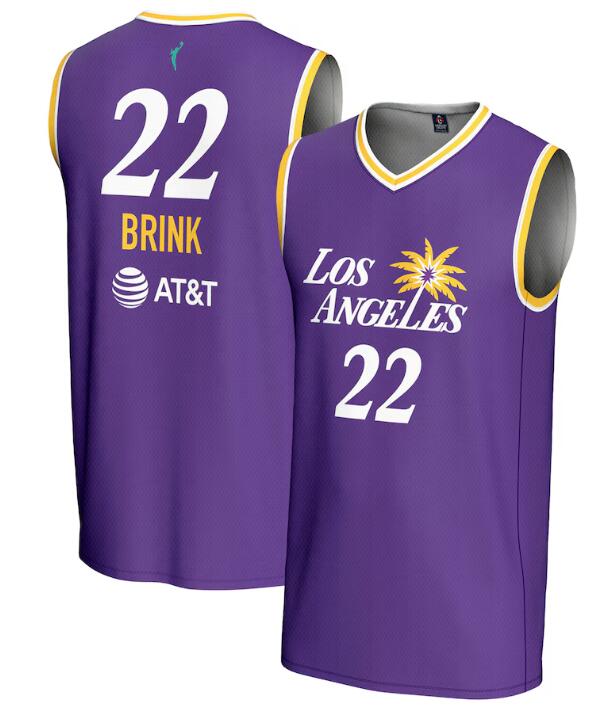 Unisex Los Angeles Sparks #22 Cameron Brink GameDay Greats Purple Lightweight Replica Basketball Jersey