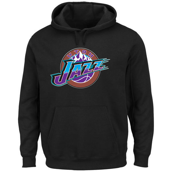 Utah Jazz Pullover Hoodie Black