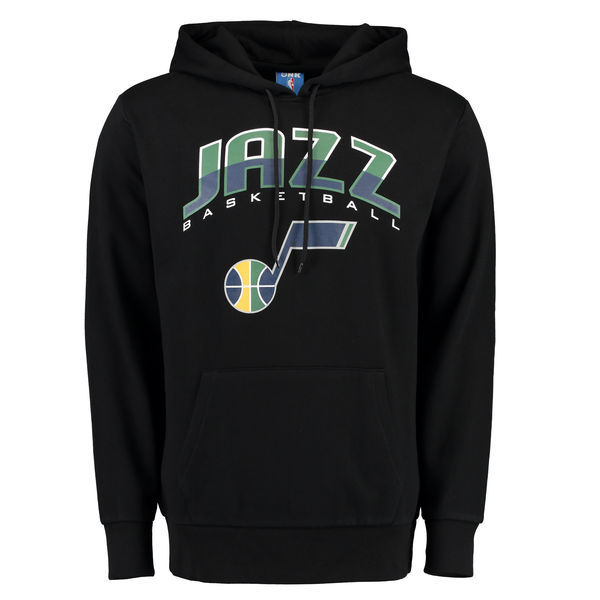Utah Jazz Pullover Hoodie Black03
