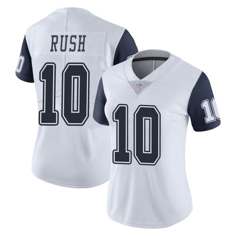 WOMEN'S COOPER RUSH #10 DALLAS COWBOYS LIMITED COLOR RUSH VAPOR UNTOUCHABLE WHITE JERSEY