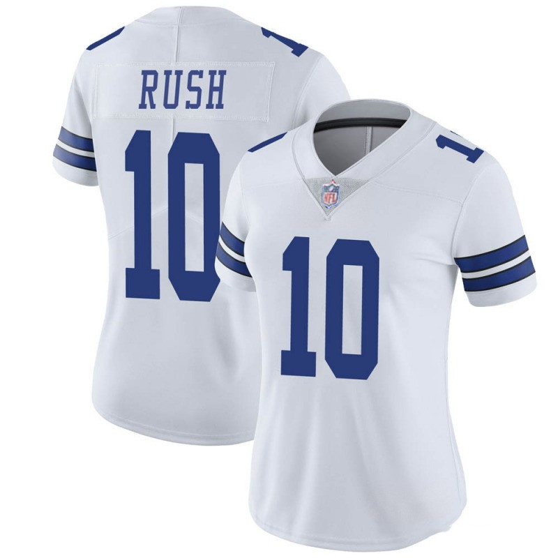 WOMEN'S COOPER RUSH #10 DALLAS COWBOYS white LIMITED VAPOR...