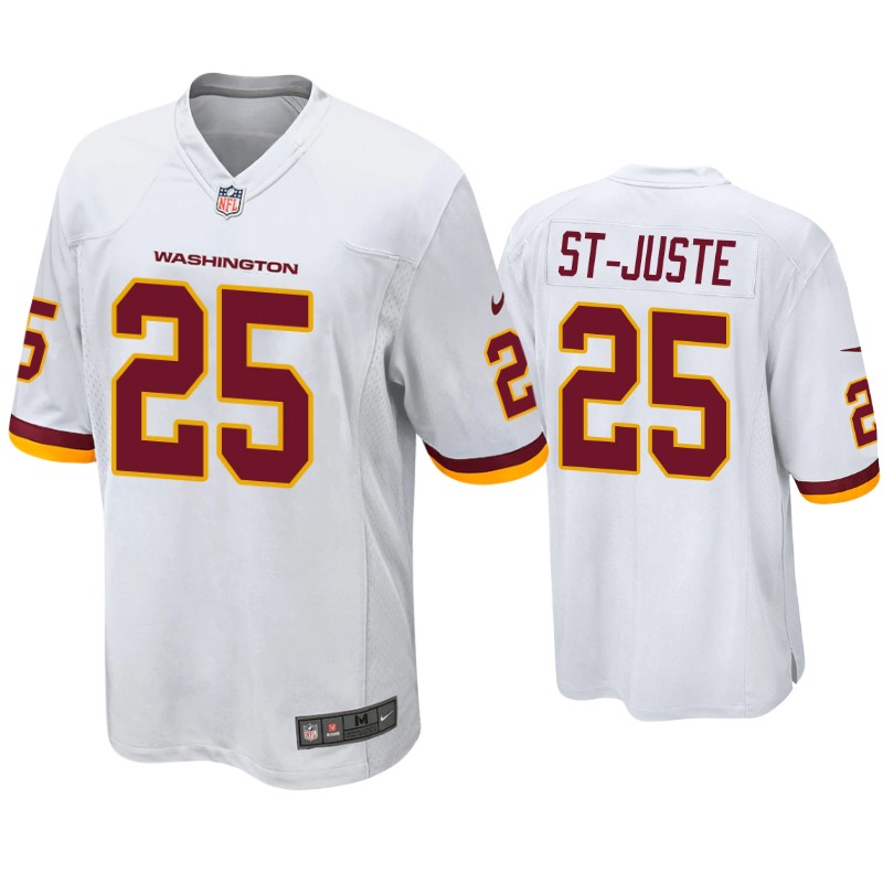 Men's Washington Redskins #25 Benjamin St-Juste Vapor Limited Football Team white Jersey