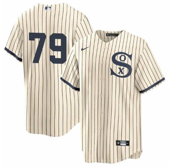 White Sox 79 Jose Abreu Cream 2021 Field Of Dreams Cool Base Jersey