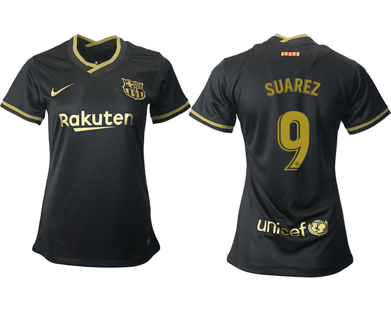 Women's 2020-21 Barcelona away aaa version 9# SUAREZ soccer jerseys