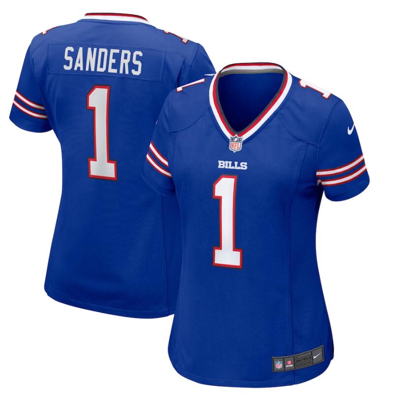 Women's Buffalo Bills #1 Emmanuel Sanders Nike Royal Game Jersey