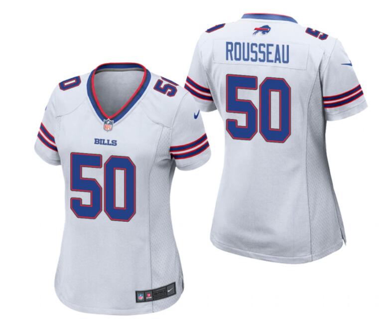 Women's Buffalo Bills Gregory Rousseau Game Jersey White