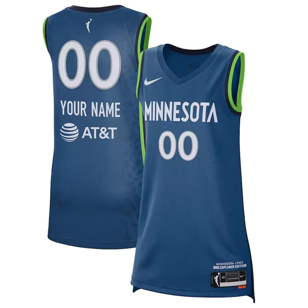 Youth/Women/Men's Minnesota Lynx Active Player Custom Blue 2021 Explorer Edition Stitched Jersey