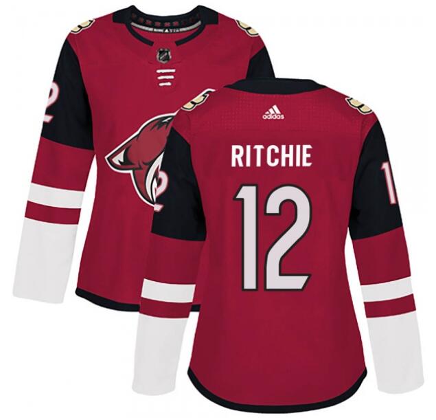 Women's Nick Ritchie Arizona Coyotes #12 Adidas Maroon Home Jersey