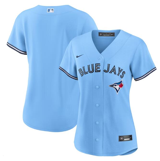 Women's Toronto Blue Jays Nike Blank Powder Blue Alternate Replica Team Jersey