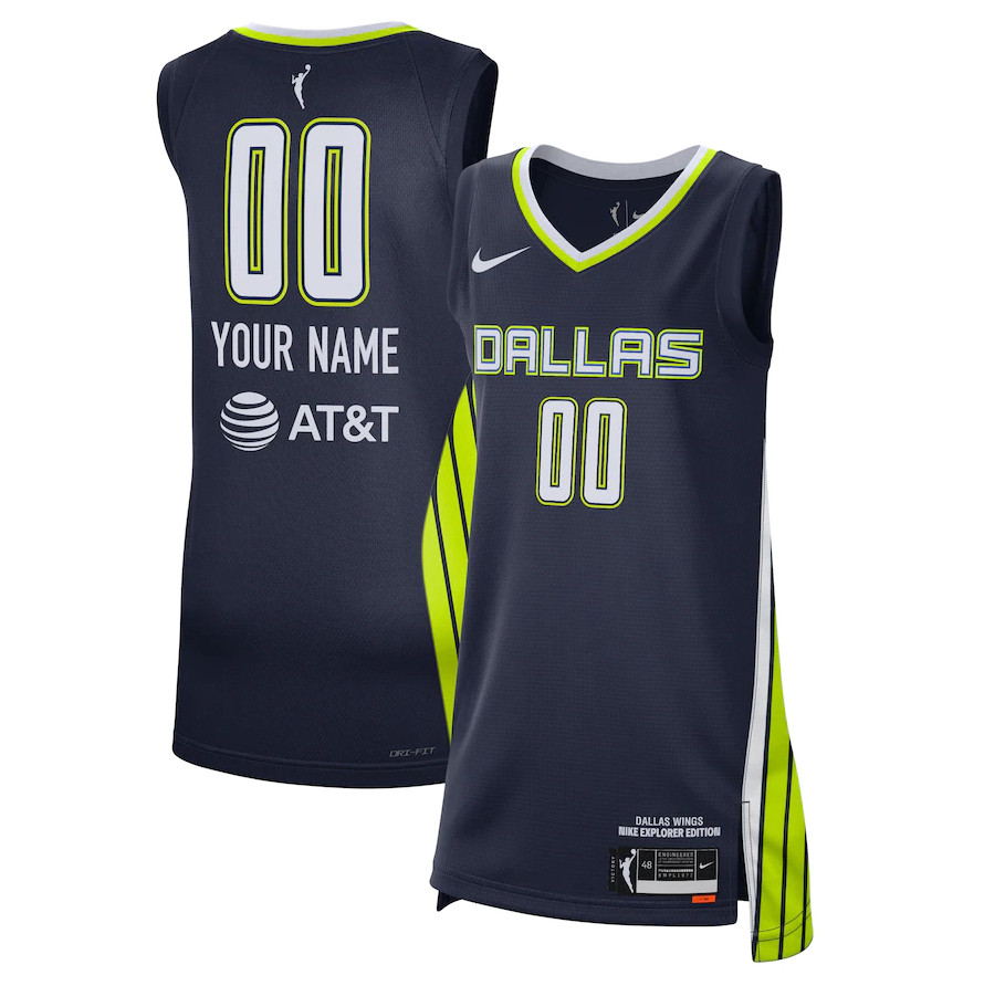 Youth/Women/Men's Dallas Wings Active Player Custom Stitched WNBA Jersey