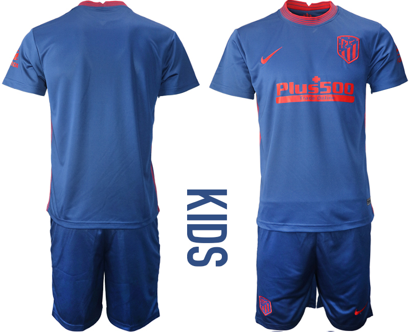 Youth 2020-21 Atlético Madrid away soccer jerseys