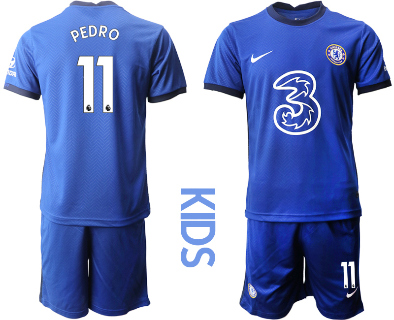 Youth 2020-21 Chelsea FC home 11# PEDRO soccer jerseys