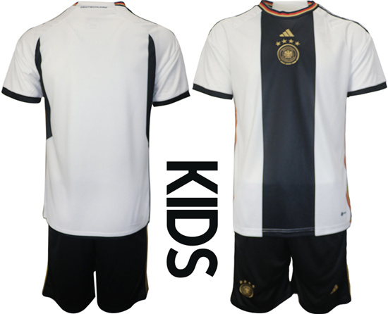 Youth 2022-2023 Germany Blank home kids jerseys Suit