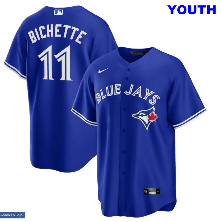 Youth Nike Bo Bichette Royal Toronto Blue Jays #11 Alternate Replica Player Name Jersey
