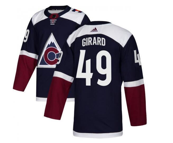 Youth Samuel Girard Colorado Avalanche #49 Adidas Authentic Navy Alternate Jersey