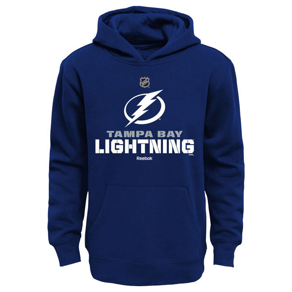 ampa Bay Lightning Reebok Preschool Clean Cut Pullover Hoodie Navy